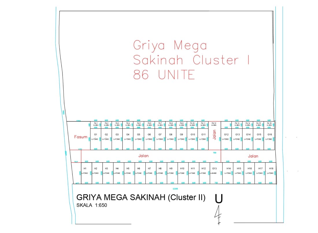 Siteplan Sakinah Residence