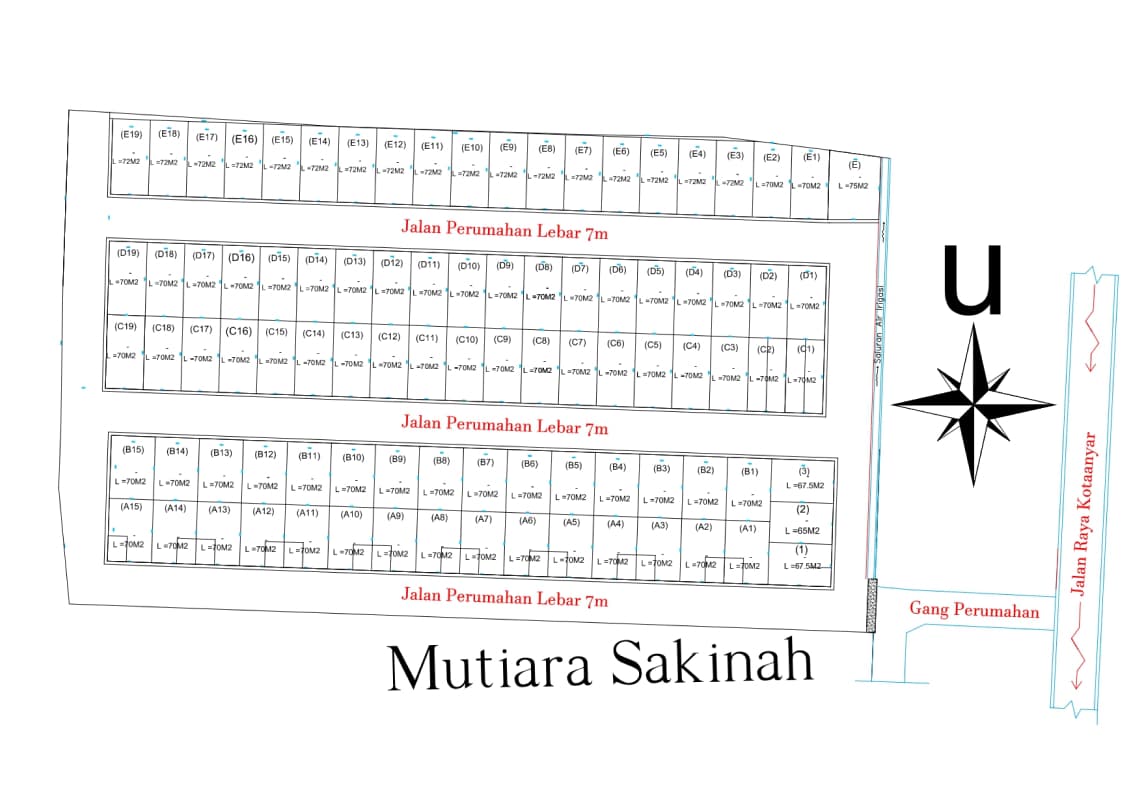 Siteplan Sakinah Residence